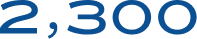 2,300